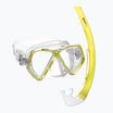 Vaikiškas paviršinio nardymo rinkinys Mares Combo Zephir Junior yellow/clear