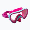 Vaikiška paviršinio nardymo kaukė Mares Turtle aqua/pink