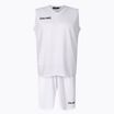 Spalding Atlanta 21 vyrų krepšinio komplektas šortai ir marškinėliai balti SP031001A221
