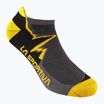 La Sportiva Climbing carbon/ geltonos kojinės