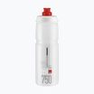 Dviračio vandens butelis Elite Jet 750 ml clear/red logo