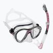 Nardymo rinkinys Cressi Big Eyes Evolution + Alpha Ultra Dry black/pink