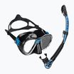 Nardymo rinkinys Cressi Big Eyes Evolution + Alpha Ultra Dry black/blue