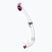 Nardymo vamzdelis Cressi Seal Dry clear/pink