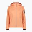 Moteriška softshell striukė CMP 39A5016 Zip Hood salmone