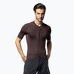 Vyriški dviratininkų marškinėliai Alé Color Block Off Road cocoa brown
