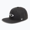 Vyriška kepuraitė su snapeliu Oakley 47 B1B Ellipse blackout/white