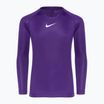 Vaikiški termoaktyvūs marškinėliai ilgomis rankovėmis Nike Dri-FIT Park First Layer court purple/white