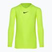 Vaikiški termoaktyvūs marškinėliai ilgomis rankovėmis Nike Dri-FIT Park First Layer volt/black