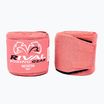 Bokso tvarsčiai Rival Mexican Handwraps 210 cm pink