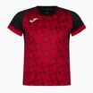 Joma Supernova III moterų tinklinio marškinėliai raudona/juoda 901431