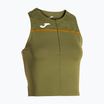 Moteriški bėgimo marškinėliai Joma Record III Top khaki