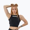Moteriškas treniruočių topas NEBBIA Gym Therapy Cropped black
