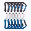 Ocun Raven QD Bio-Dyn-Ring climbing express 10 cm 6 vnt. mėlynos spalvos.