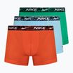 Vyriškos trumpikės Nike Everyday Cotton Stretch Trunk 3 poros red/aquarius blue/stadium green