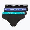 Vyriškos kelnaitės Nike Everyday Cotton Stretch Brief 3 poros black dusty/ast/arry navy