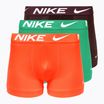 Vyriškos trumpikės Nike Dri-Fit Essential 3 poros green/hyper crimson/burgundy crush