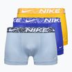 Vyriškos trumpikės Nike Dri-Fit Essential 3 poros hyper royal/gold/grey