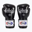 "Fairtex Super Sparring" bokso pirštinės su užfiksuotu nykščiu juodos spalvos