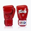 Bokso pirštinės Fairtex Super Sparring - Locked Thumb red