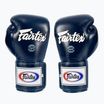 Bokso pirštinės Fairtex Super Sparring - Locked Thumb blue