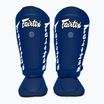 "Fairtex" nuimamos blauzdų apsaugos, dar žinomos kaip blauzdikaulių apsaugos. "Twister" mėlyna