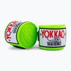 Bokso raiščiai YOKKAO Premium Handwraps 400 cm neon green