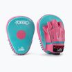 Treniruočių skydas YOKKAO Curved 2 vnt. hot pink/island