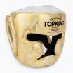 Bokso šalmas Top King Super Star white/gold