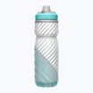 Dviračio vandens butelis CamelBak Podium Chill 620 ml grey/ teal stripe