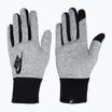 Moteriškos bėgimo pirštinės Nike Club Fleece grey heather/black/black