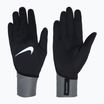 Moteriškos bėgimo pirštinės Nike Pacer Midweight RG black/smoke grey/silver