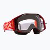 Oakley Airbrake MTB tld raudoni žaibo/skaidrūs dviračių akiniai