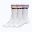 Moteriškos kojinės IMPALA Stripe 3 poros white