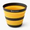 Sea To Summit Frontier UL sulankstomas 400 ml kelioninis puodelis sieros spalvos