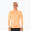 Vyriški plaukimo marškinėliai ilgomis rankovėmis Rip Curl Waves UPF Performance mandarin zest