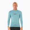 Vyriški plaukimo marškinėliai ilgomis rankovėmis Rip Curl Raw Energy UPF Performance blue lagoon