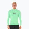 Vyriški plaukimo marškinėliai ilgomis rankovėmis Rip Curl Raw Energy UPF Performance neon green