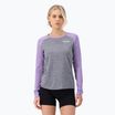 Termoaktyvūs moteriški marškinėliai ilgomis rankovėmis Mons Royale Icon Raglan grey heather/ lupin
