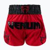 Vyriški treniruočių šortai Venum Inferno Muay Thai raudoni/tamsiai pilki/juodi