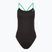 Moteriškas vientisas plaukimo kostiumas TYR Hexa Cutoutfit black/green