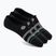 Stance Vital No Show kojinės 3 poros juoda