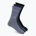 Stance Origin Crew kojinės 3 poros indigo