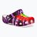 Crocs Classic Tie-Dye Graphic Clog T spalvingos vaikiškos šlepetės 206994-90H