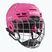 Vaikiškas ledo ritulio šalmas CCM Tacks 70 Combo JR pink