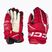 Ledo ritulio pirštinės CCM Tacks XF Pro SR red/white