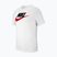 Vyriški marškinėliai Nike Sportswear white/black/university red