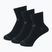 Kojinės New Balance Performance Cotton Flat Knit Ankle 3 poros black