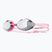 Moteriški plaukimo akiniai TYR Blackops 140 Ev Racing Mirrored silver/ pink/ white