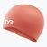 Plaukimo kepuraitė TYR Wrinkle Free Silicone coral/white